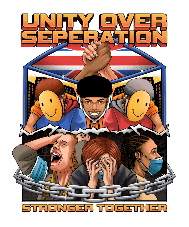 Protest Poster Highlighting The Importance Of Unity