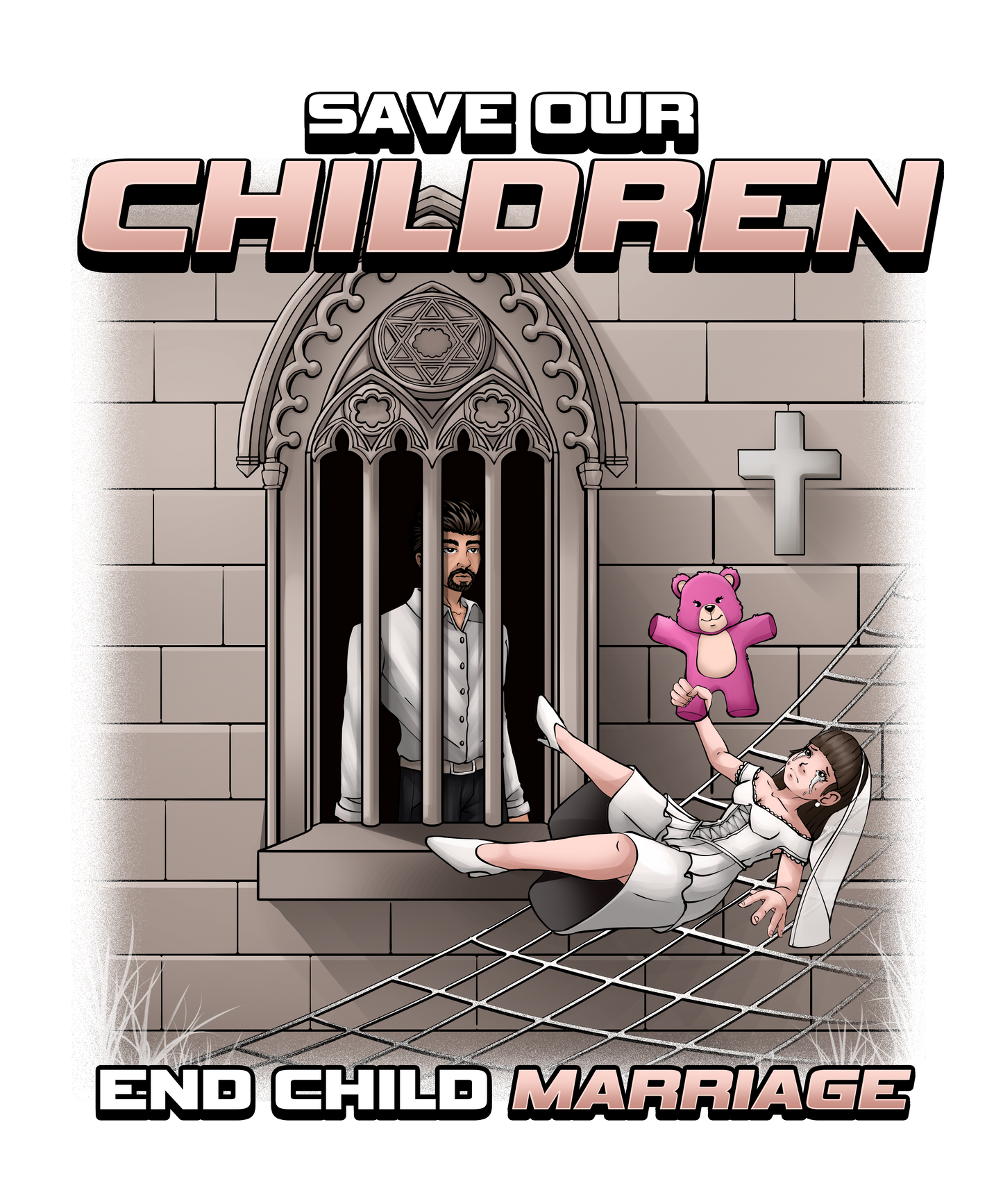 Save Our Children – End Child Marriage Digital Download | Human Rights Awareness Poster | Child Protection Advocacy Printable | Social Justice Wall Art